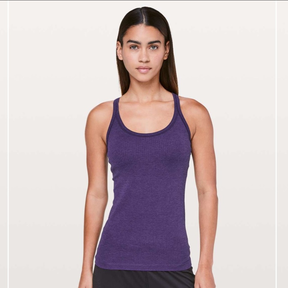 LULULEMON EBB TO STREET TANK DARK COURT PURPLE